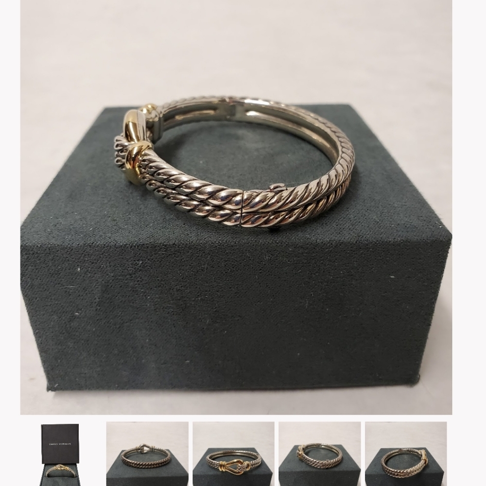 Versona Silver Gold Knot Bracelet NWOT - Picture 6 of 8